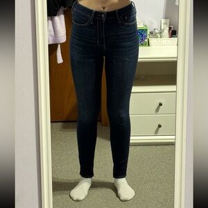 Hollister Ultra High-Rise Dark Wash Skinny Jeans
